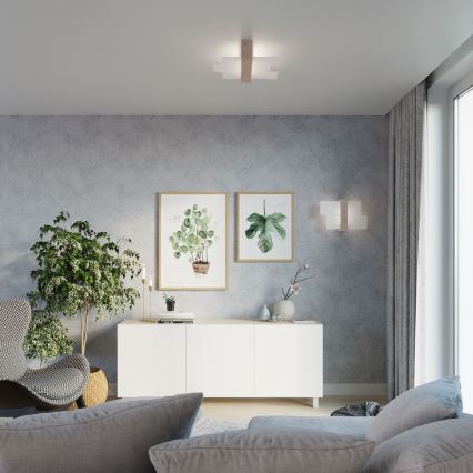 Brilagi -  LED Wall light HERA 1xE27/7,5W/230V wood