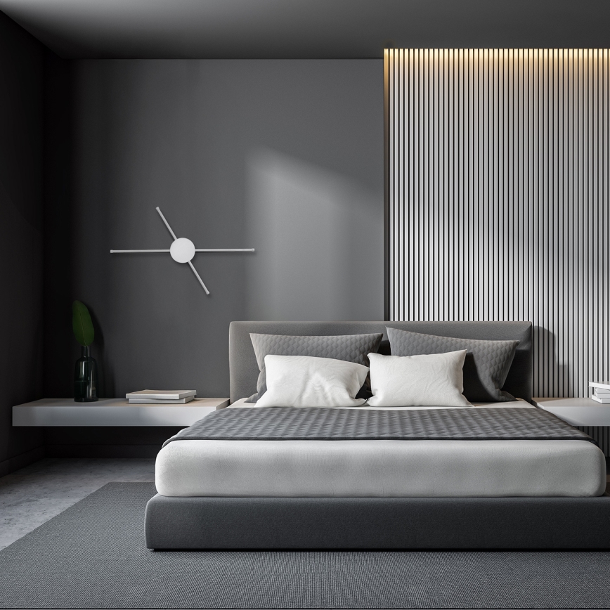 Brilagi - LED Wall light LUGO QUATTRO LED/16W/230V white