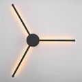 Brilagi - LED Wall light LUGO TRE LED/14W/230V black