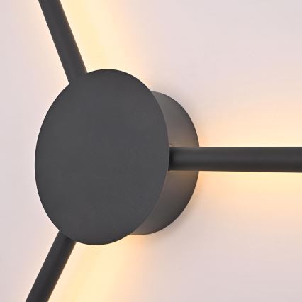 Brilagi - LED Wall light LUGO TRE LED/14W/230V black