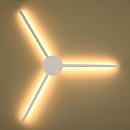 Brilagi - LED Wall light LUGO TRE LED/14W/230V white