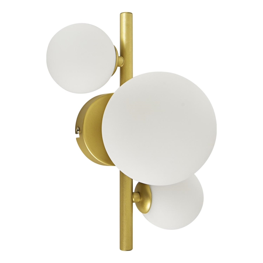 Brilagi - LED Wall light MILLA 3xG9/3W/230V gold/white