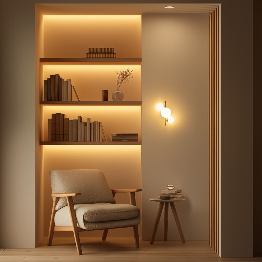 Brilagi - LED Wall light MILLA 3xG9/3W/230V gold/white