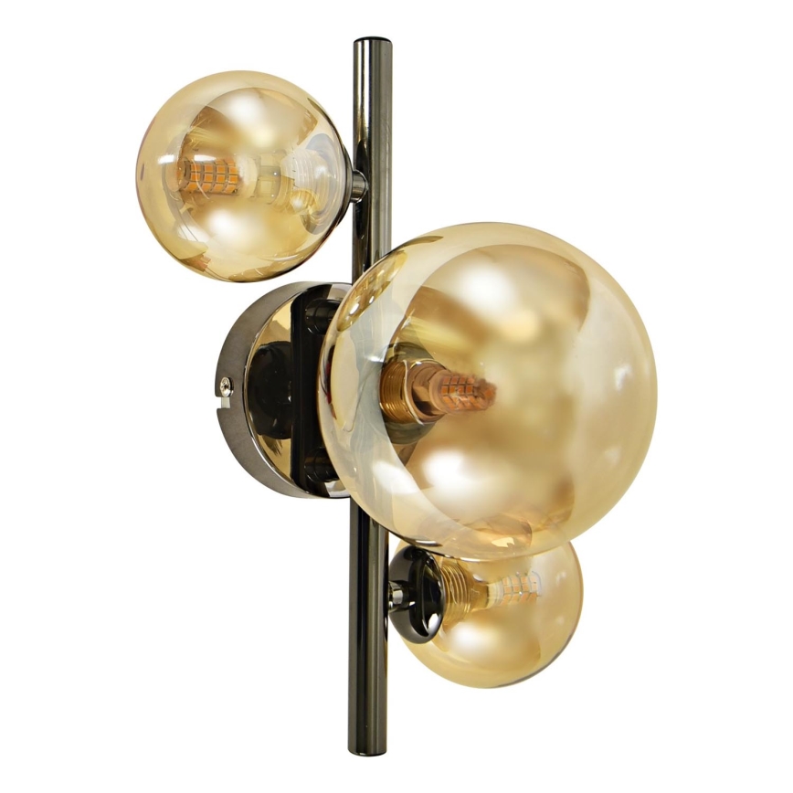Brilagi - LED Wall light MILLA 3xG9/3W/230V shiny chrome/gold