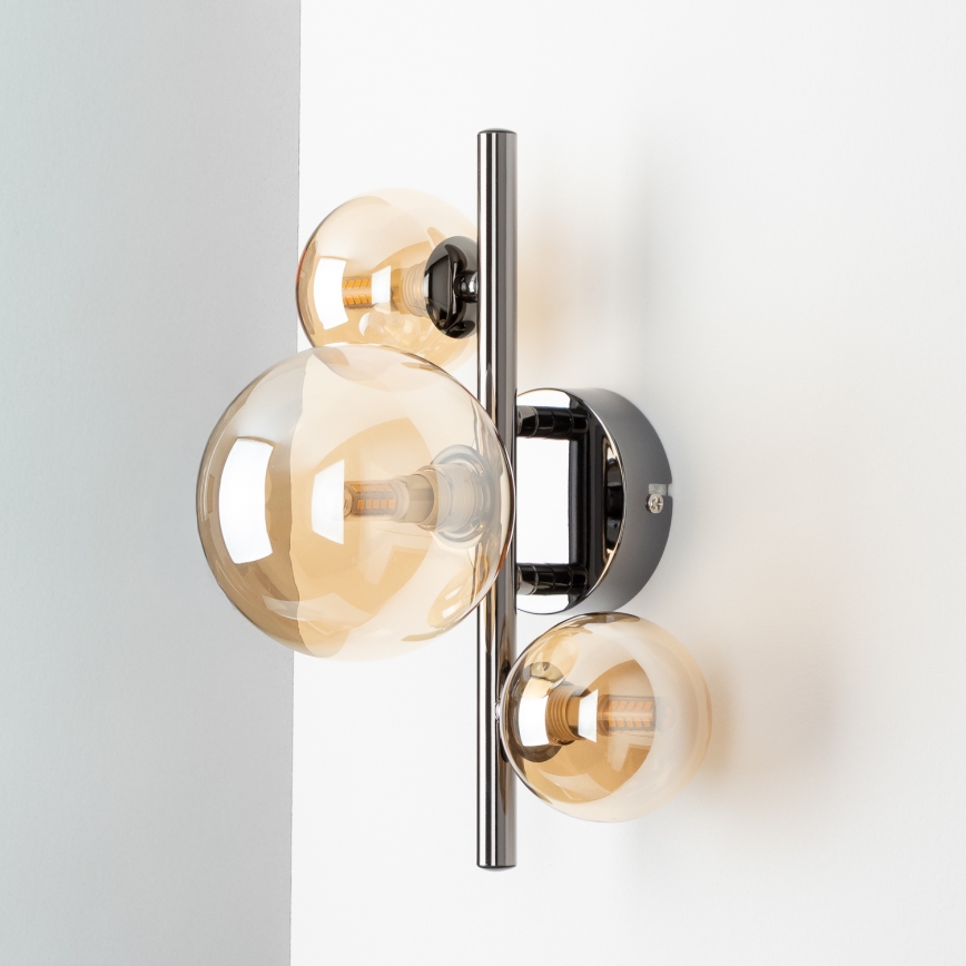 Brilagi - LED Wall light MILLA 3xG9/3W/230V shiny chrome/gold