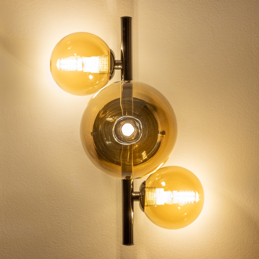 Brilagi - LED Wall light MILLA 3xG9/3W/230V shiny chrome/gold