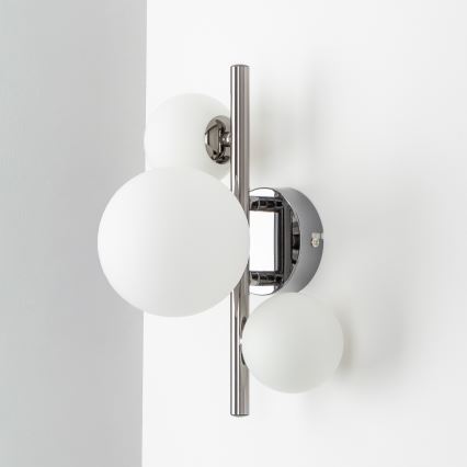 Brilagi - LED Wall light MILLA 3xG9/3W/230V shiny chrome/white