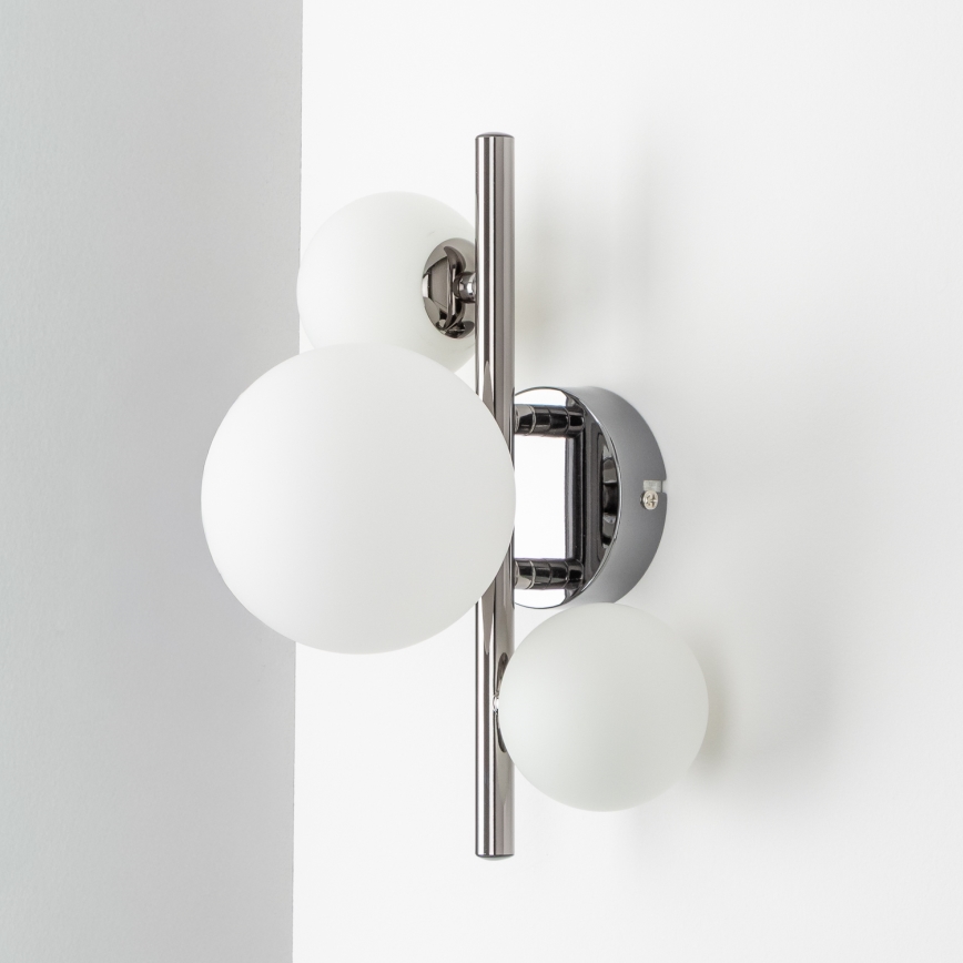 Brilagi - LED Wall light MILLA 3xG9/3W/230V shiny chrome/white