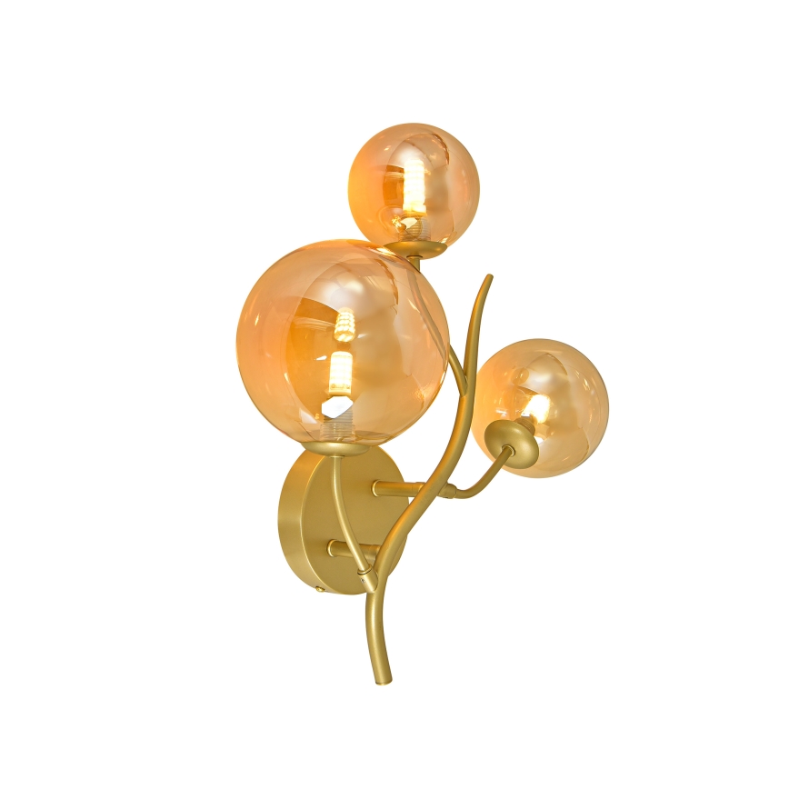 Brilagi - LED Wall light MISTEL 3xG9/3W/230V gold