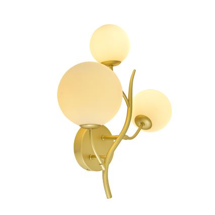 Brilagi - LED Wall light MISTEL 3xG9/3W/230V gold/white