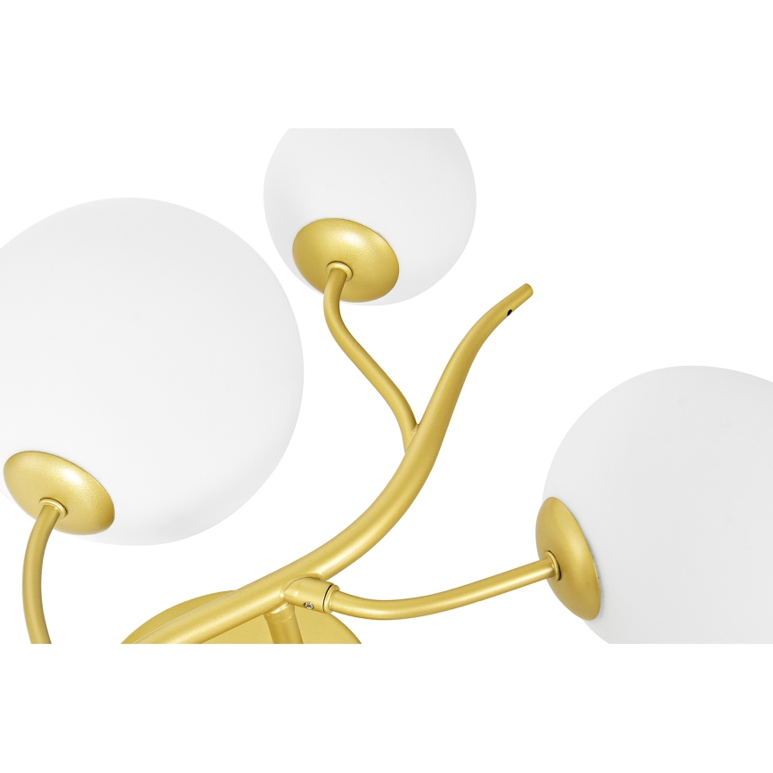 Brilagi - LED Wall light MISTEL 3xG9/3W/230V gold/white