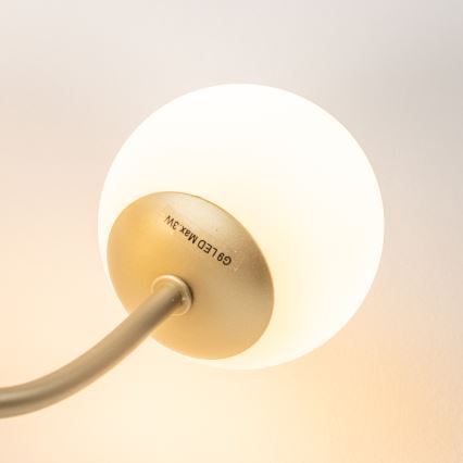 Brilagi - LED Wall light MISTEL 3xG9/3W/230V gold/white
