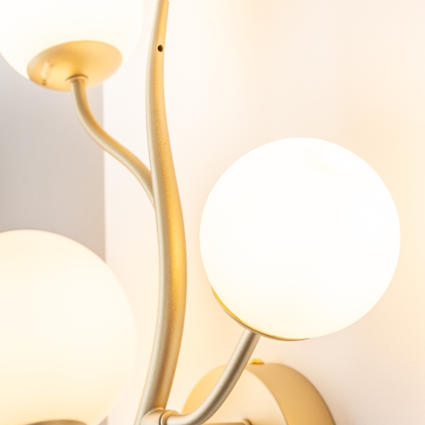 Brilagi - LED Wall light MISTEL 3xG9/3W/230V gold/white