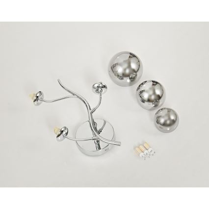 Brilagi - LED Wall light MISTEL 3xG9/3W/230V shiny chrome/smoky