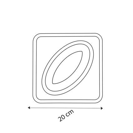 Brilagi - LED Wall light MODERN MINI LED/32W/230V 3000/4000/6000K
