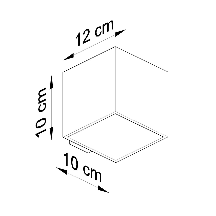 Brilagi -  LED Wall spotlight MURO 1xG9/3,5W/230V concrete