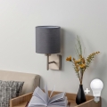 BRILAGI - LED Wall Light NUBILA 1xE27/60W/230V matte chrome/anthracite