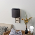 BRILAGI - LED Wall Light NUBILA 1xE27/60W/230V matte chrome/black