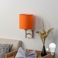 BRILAGI - LED Wall Light NUBILA 1xE27/60W/230V matte chrome/orange