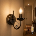 BRILAGI - LED Wall light STEFANO 1xE14/40W/230V black patina