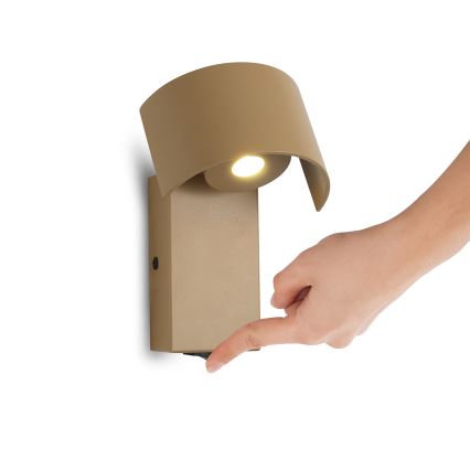 Brilagi - LED Wall Light VASTO LED/3W/230V beige