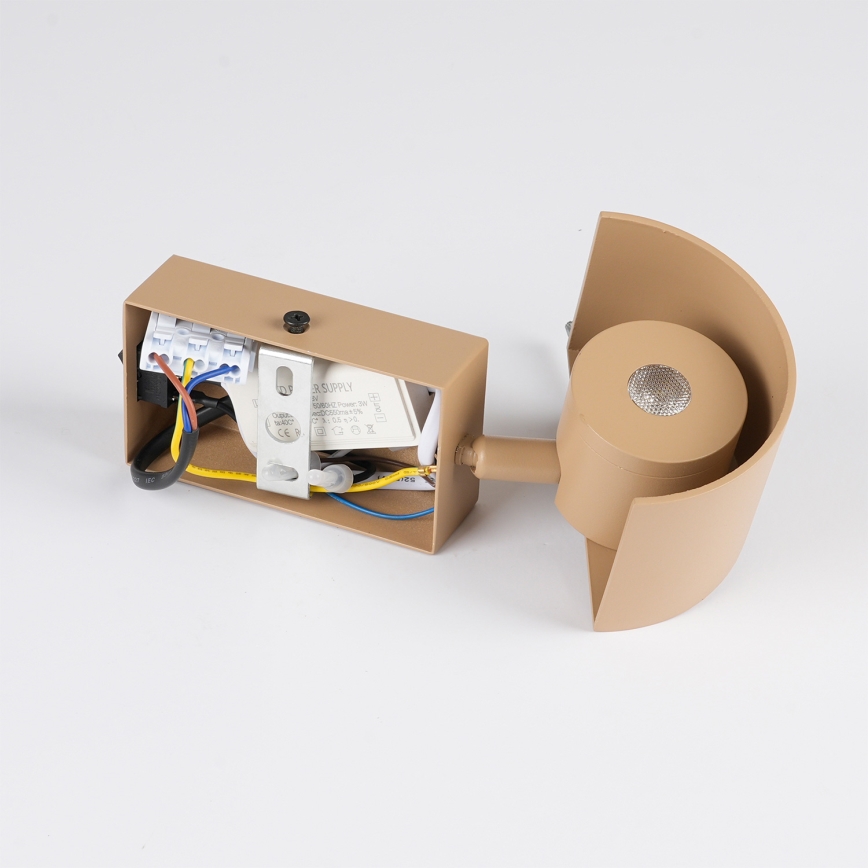 Brilagi - LED Wall Light VASTO LED/3W/230V beige