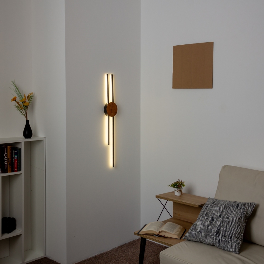 Brilagi - LED Wall light WOODY COLLINE LED/15W/230V 80 cm oak cherry