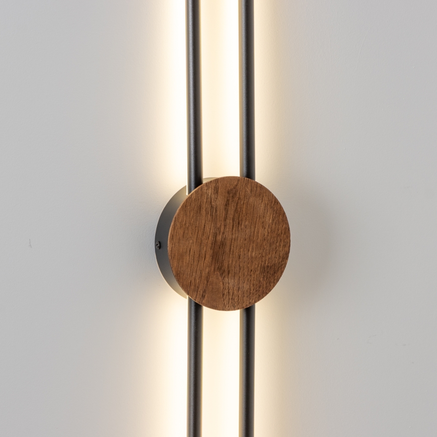 Brilagi - LED Wall light WOODY COLLINE LED/15W/230V 80 cm oak cherry