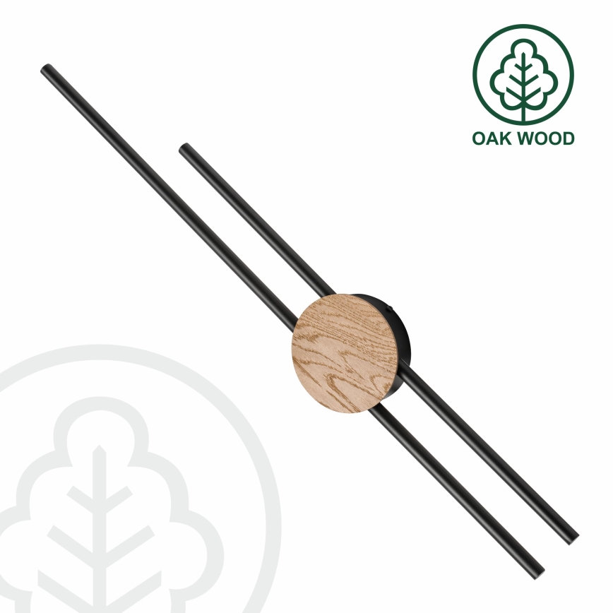 Brilagi - LED Wall light WOODY COLLINE LED/15W/230V 80 cm oak