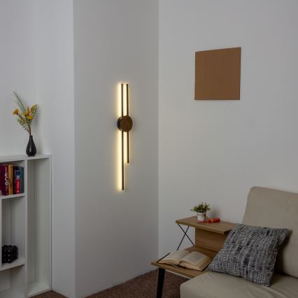 Brilagi - LED Wall light WOODY COLLINE LED/15W/230V 80 cm oak walnut