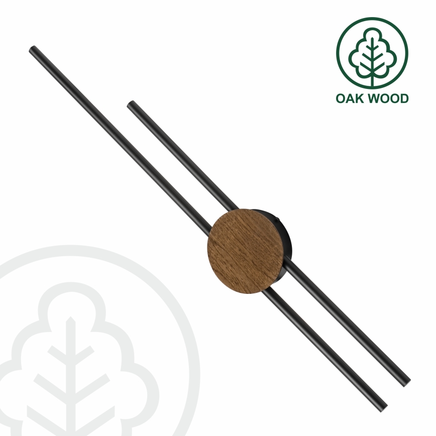Brilagi - LED Wall light WOODY COLLINE LED/15W/230V 80 cm oak walnut