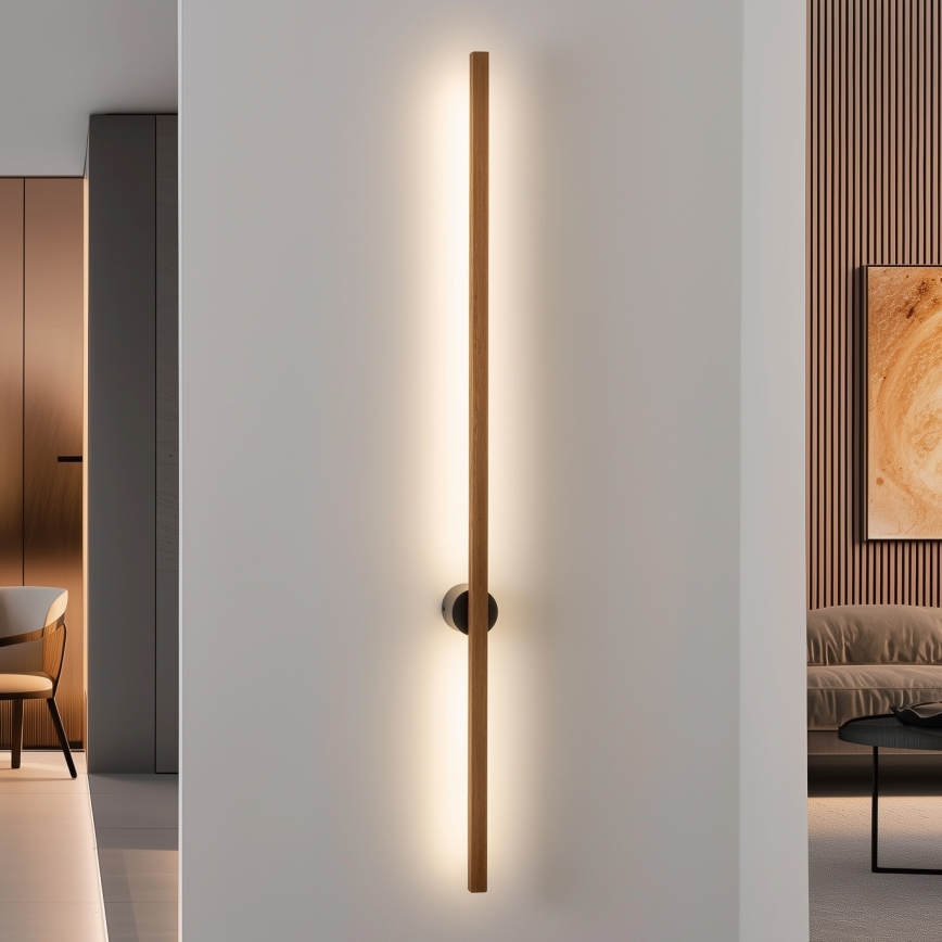 Brilagi - LED Wall light WOODY LINE LED/12W/230V 120 cm oak cherry