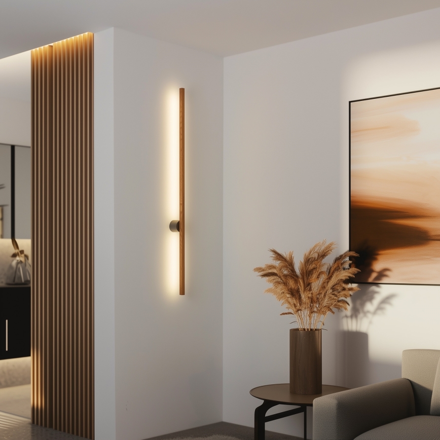 Brilagi - LED Wall light WOODY LINE LED/12W/230V 120 cm oak cherry
