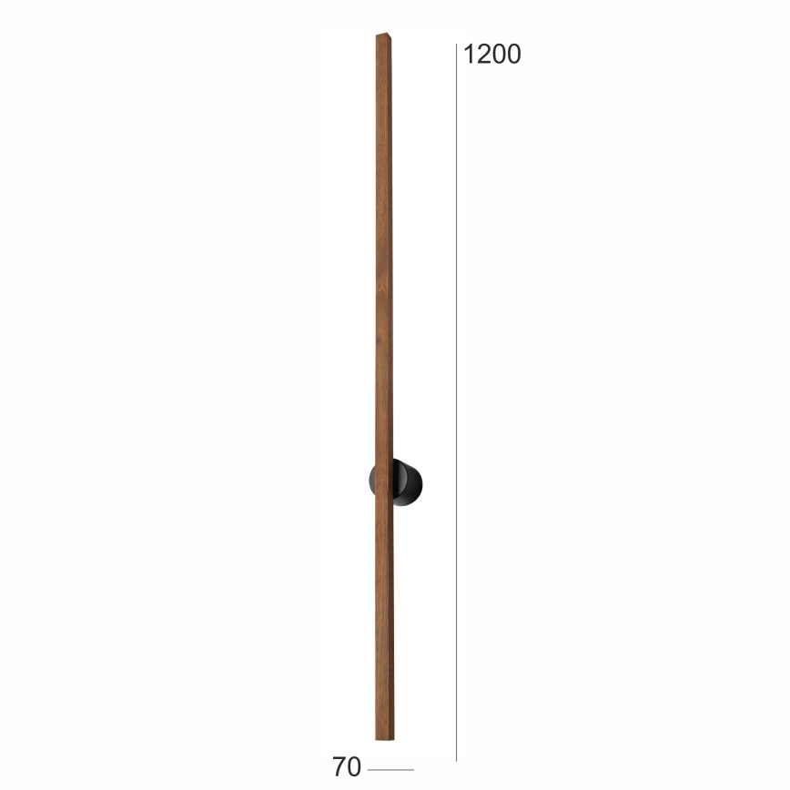 Brilagi - LED Wall light WOODY LINE LED/12W/230V 120 cm oak cherry