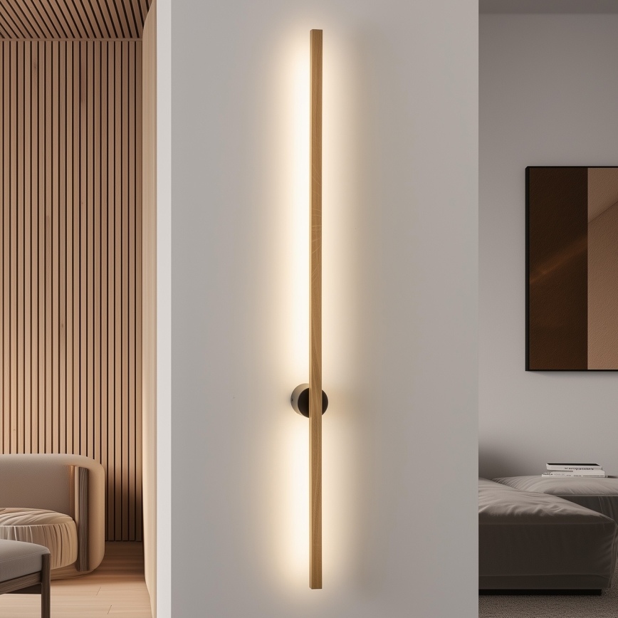 Brilagi - LED Wall light WOODY LINE LED/12W/230V 120 cm oak