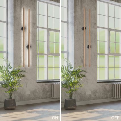 Brilagi - LED Wall light WOODY LINE LED/12W/230V 120 cm oak