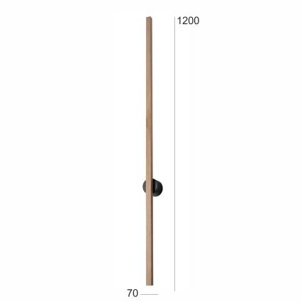 Brilagi - LED Wall light WOODY LINE LED/12W/230V 120 cm oak