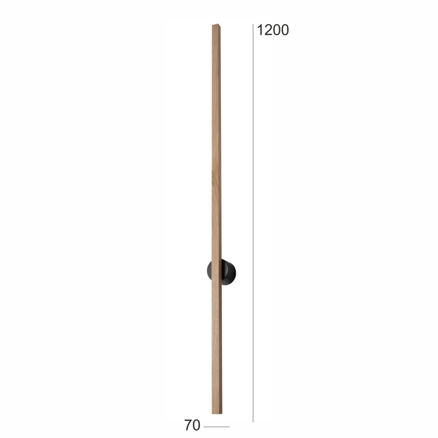 Brilagi - LED Wall light WOODY LINE LED/12W/230V 120 cm oak
