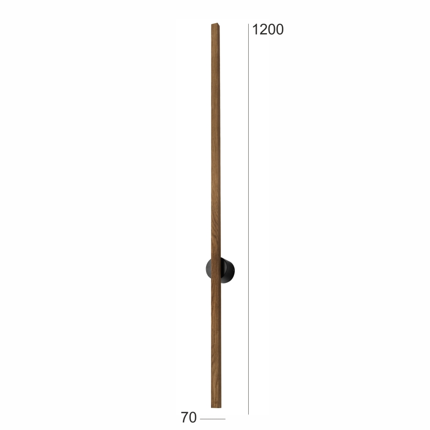 Brilagi - LED Wall light WOODY LINE LED/12W/230V 120 cm oak walnut