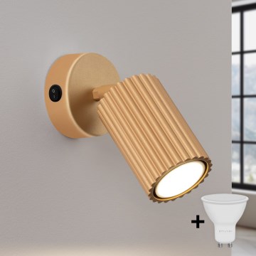 Brilagi - LED Wall-Mounted Spotlight CRESTO 1xGU10/10W/230V gold