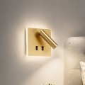 BRILAGI - LED Wall-mounted spotlight ZAYA DOUBLE LED/8W/230V + LED/3W gold
