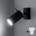 BRILAGI -  LED Wall spotlight ASMUS 1xGU10/7W/230V black