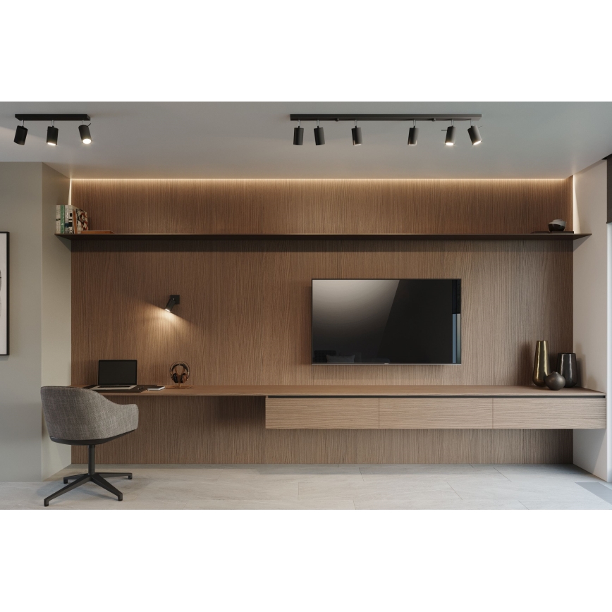 Brilagi -  LED Wall spotlight ASMUS 1xGU10/7W/230V black