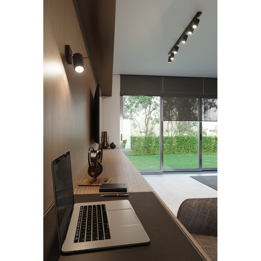 Brilagi -  LED Wall spotlight ASMUS 1xGU10/7W/230V black