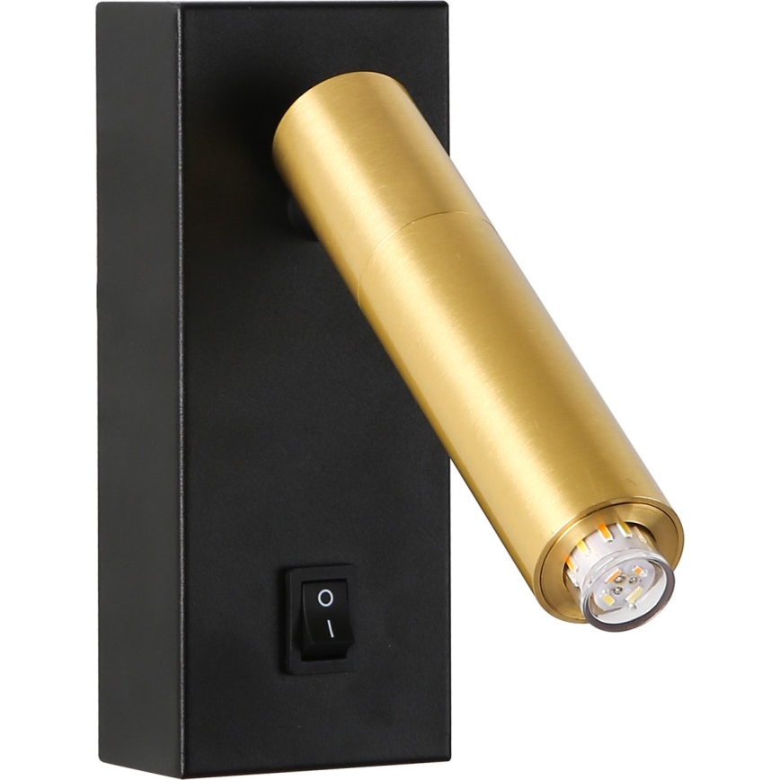 Brilagi - LED Wall spotlight MAYA 1xG9/7W/230V black/gold