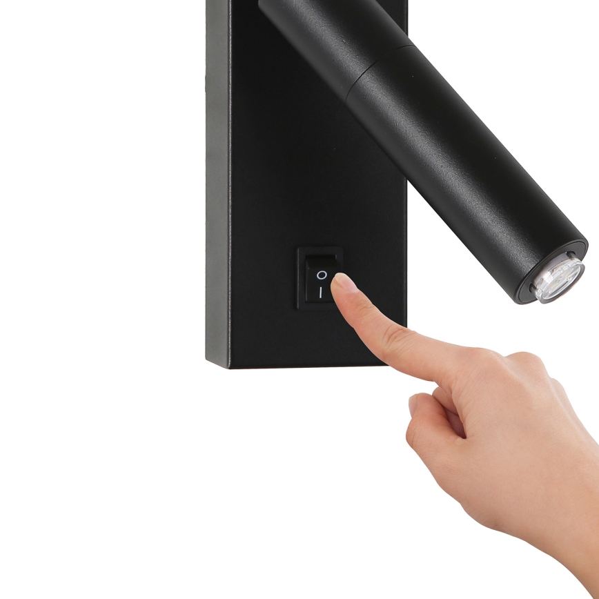 Brilagi - LED Wall spotlight MAYA 1xG9/7W/230V black