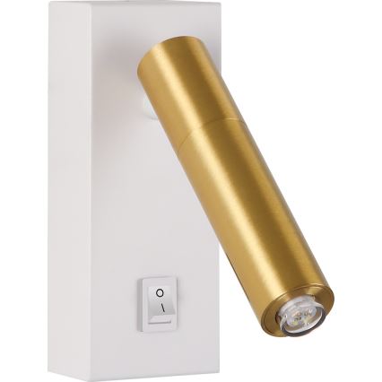 Brilagi - LED Wall spotlight MAYA 1xG9/7W/230V white/gold