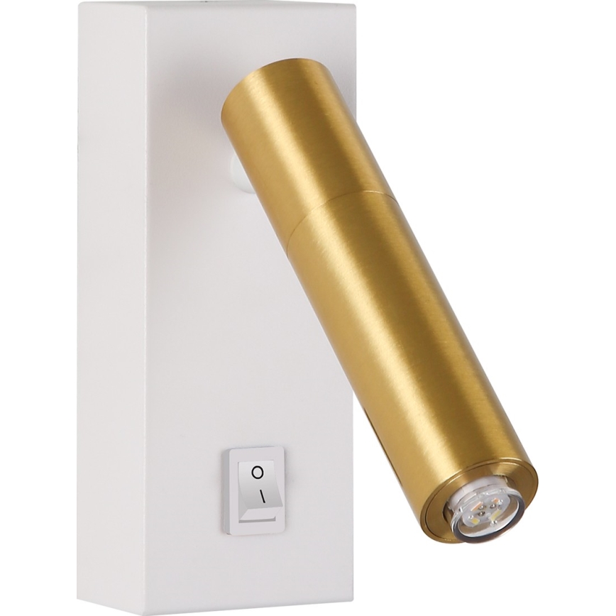 Brilagi - LED Wall spotlight MAYA 1xG9/7W/230V white/gold