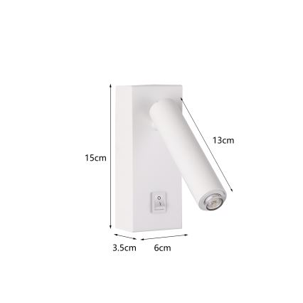 Brilagi - LED Wall spotlight MAYA 1xG9/7W/230V white