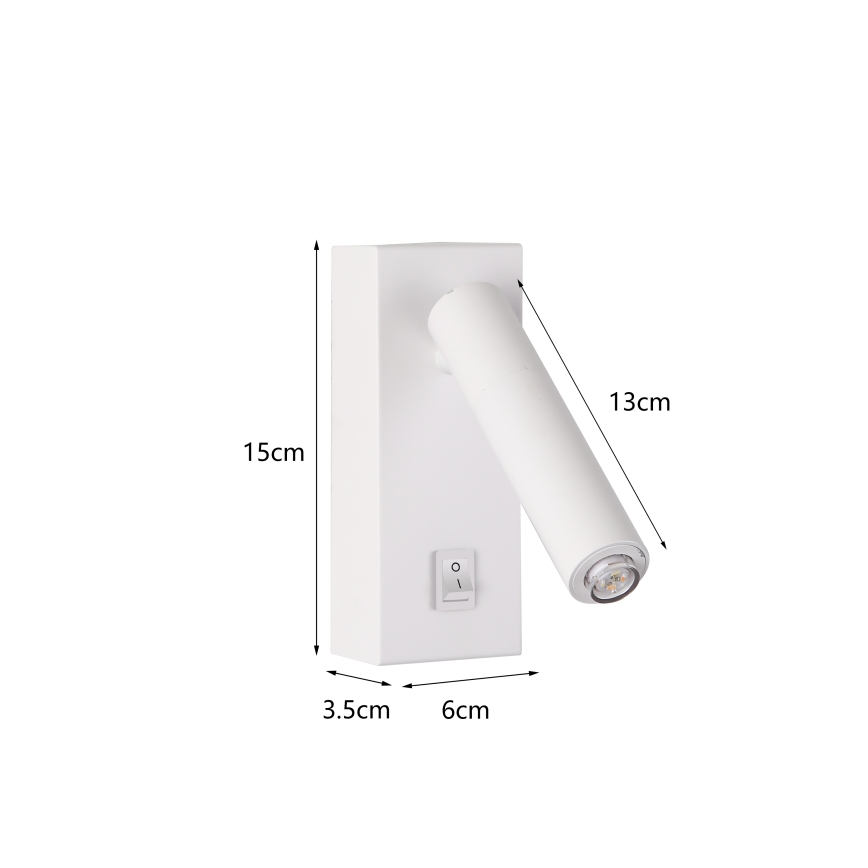 Brilagi - LED Wall spotlight MAYA 1xG9/7W/230V white